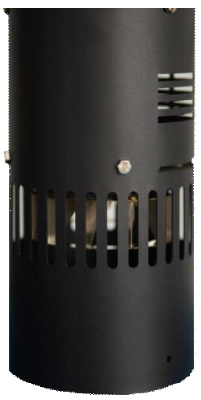 F45X smart fan for fireplace heat circulation