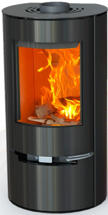 H50SP smart wood burning stove with app control and CO alarm